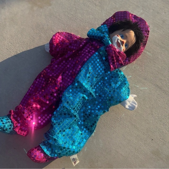 Vintage Tati Circus Clown Porcelain Doll by Gerhard Dargel Design of Germany - Picture 5 of 6